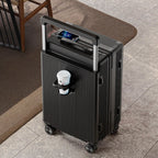 20 Inch 24 Inch Wide Handle Luggage, Silent Rotating Wheel Travel Luggage, Durable Password Lock Carry On Luggage