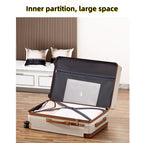 20 Inch 24 Inch Wide Handle Luggage, Silent Rotating Wheel Travel Luggage, Durable Password Lock Carry On Luggage