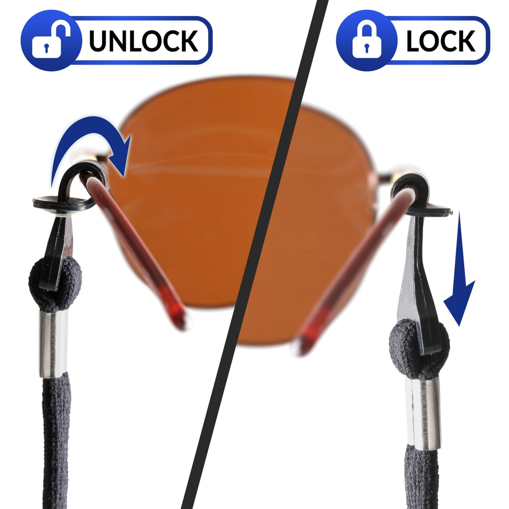 Eye Glasses String Holder Strap Eyeglass Straps Cords for Men Women Eyeglass Holders Around Neck Sunglasses String Chain Lanyard Retainer 4 Pcs Orange Blue