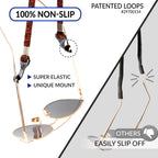 Eye Glasses String Holder Strap Eyeglass Straps Cords for Men Women Eyeglass Holders Around Neck Sunglasses String Chain Lanyard Retainer 4 Pcs Orange Blue