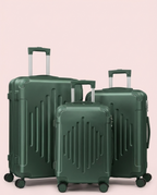 Multi Color - 3PCs Luggage Set 20/24/28 Inch Hard Shell Spinner with TSA Lock