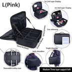 Professional Makeup Case Female Travel Big Capacity Beauty Nail ToolBox Cosmetic Organizer Suitcases For Makeup Storage Boxs