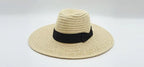 Women Wide Brim Straw Hat with Chin Strap Summer Sun Hats UV Sun Protection Beach Hat Wind Lanyard UPF Derby Travel Hat