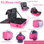 Professional Makeup Case Female Travel Big Capacity Beauty Nail ToolBox Cosmetic Organizer Suitcases For Makeup Storage Boxs