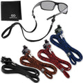 Eye Glasses String Holder Strap Eyeglass Straps Cords for Men Women Eyeglass Holders Around Neck Sunglasses String Chain Lanyard Retainer 4 Pcs Orange Blue
