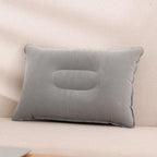 Portable Ultralight Inflatable Pillow PVC Nylon Air Pillow Sleep Cushion Travel Bedroom Hiking Beach Car Plane Head Rest Support Convenient Ultralight Inflatable Air Pillow Sleep Cushion Travel Bedroom Hiking Beach Car Plane
